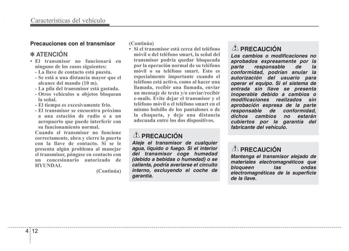 Hyundai Accent RB i25 Solaris Verna Grand Avega manual del propietario / page 87