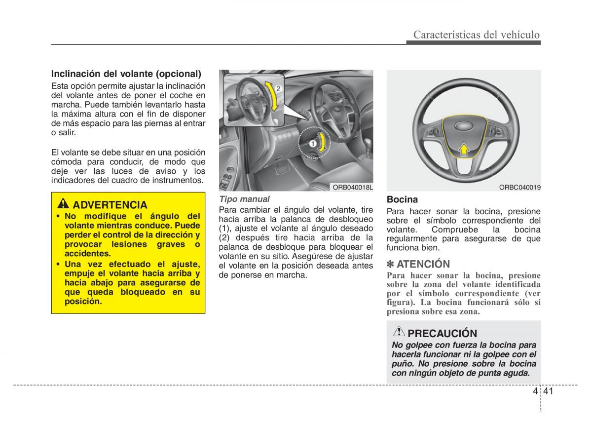 Hyundai Accent RB i25 Solaris Verna Grand Avega manual del propietario / page 116