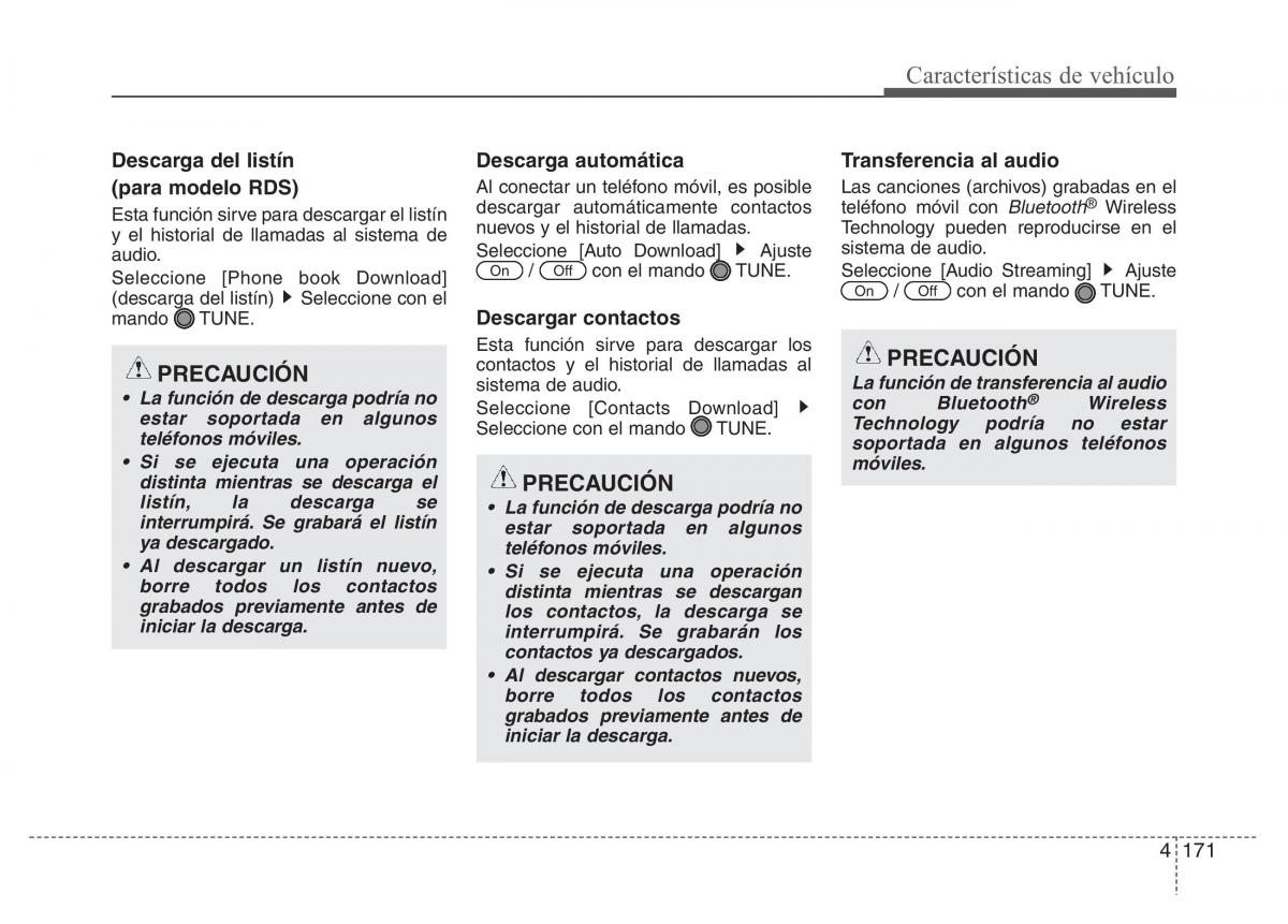 Hyundai Accent RB i25 Solaris Verna Grand Avega manual del propietario / page 246