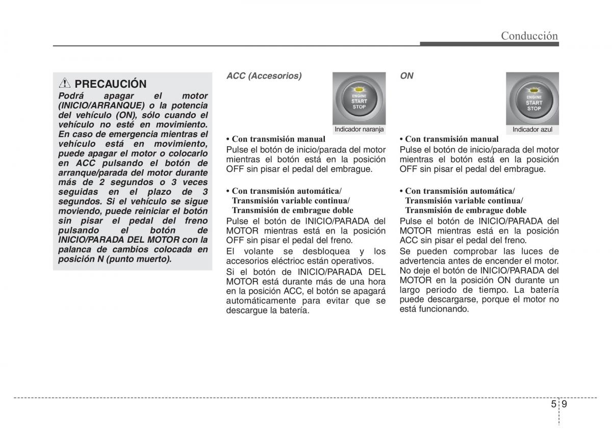 Hyundai Accent RB i25 Solaris Verna Grand Avega manual del propietario / page 275