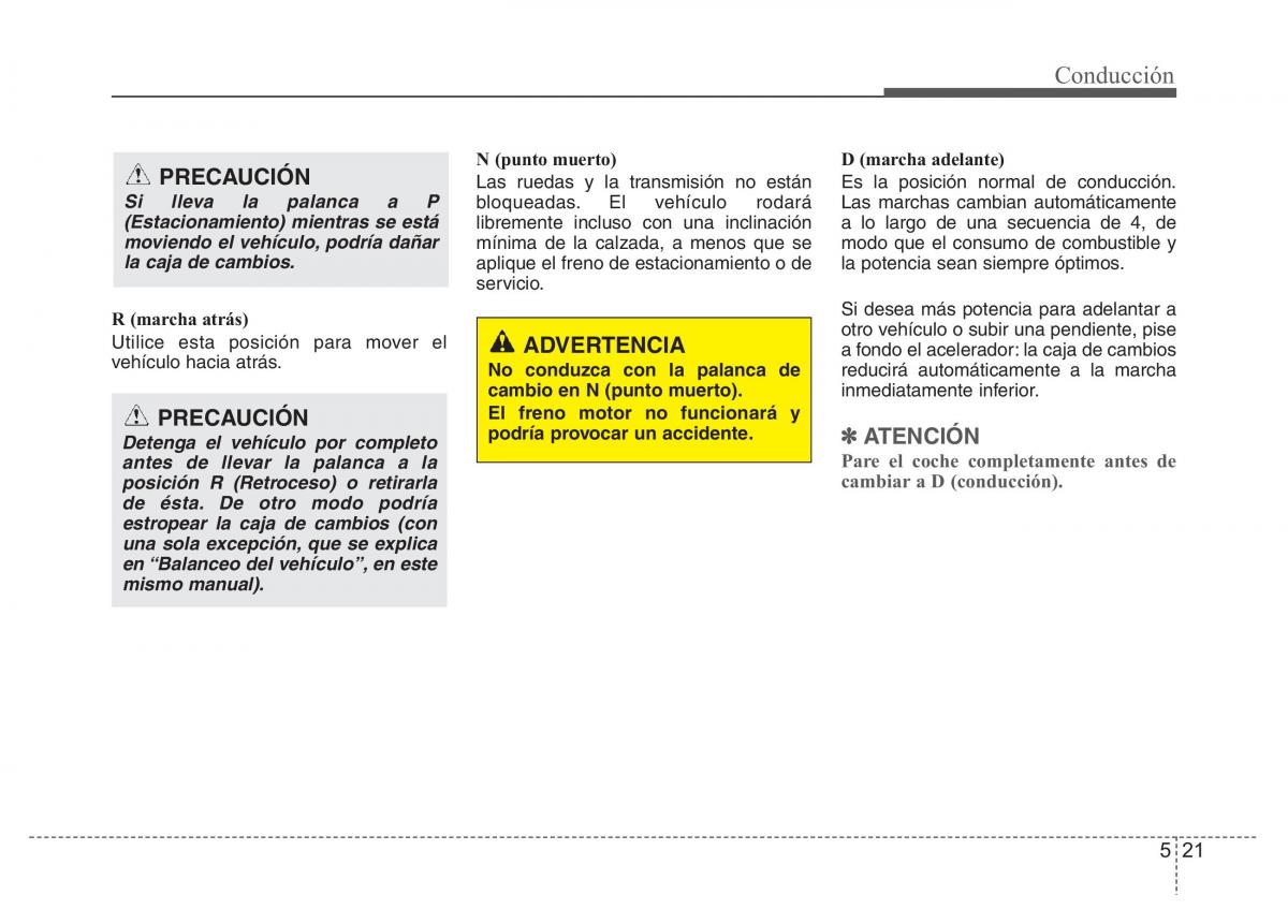 Hyundai Accent RB i25 Solaris Verna Grand Avega manual del propietario / page 287