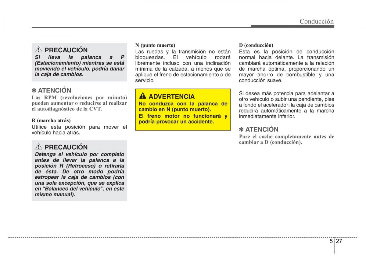 Hyundai Accent RB i25 Solaris Verna Grand Avega manual del propietario / page 293