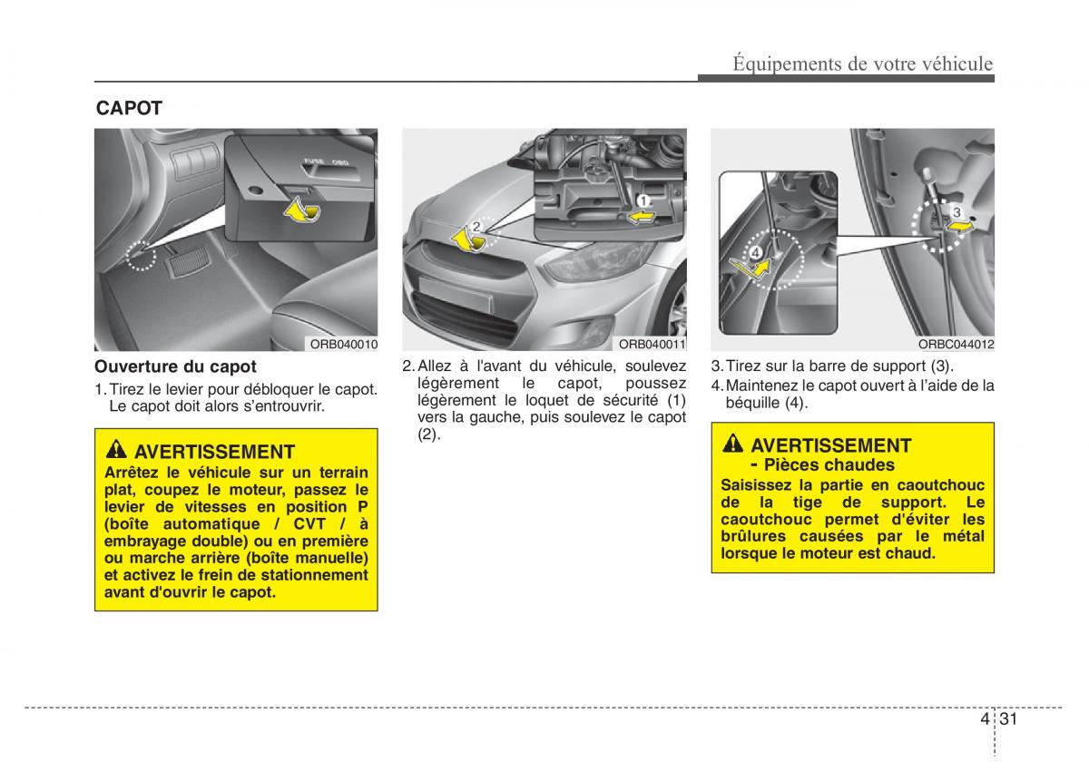 Hyundai Accent RB i25 Solaris Verna Grand Avega manuel du proprietaire / page 111