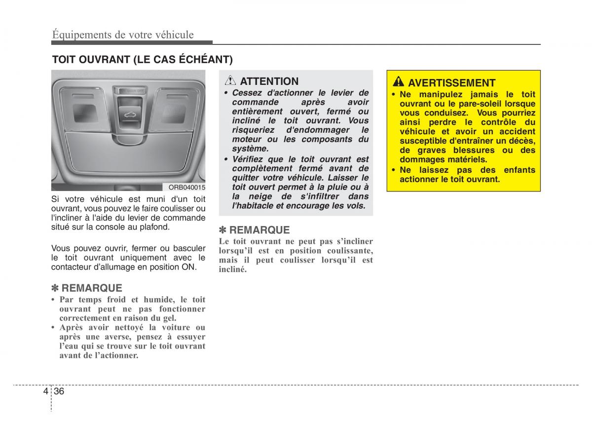 Hyundai Accent RB i25 Solaris Verna Grand Avega manuel du proprietaire / page 116