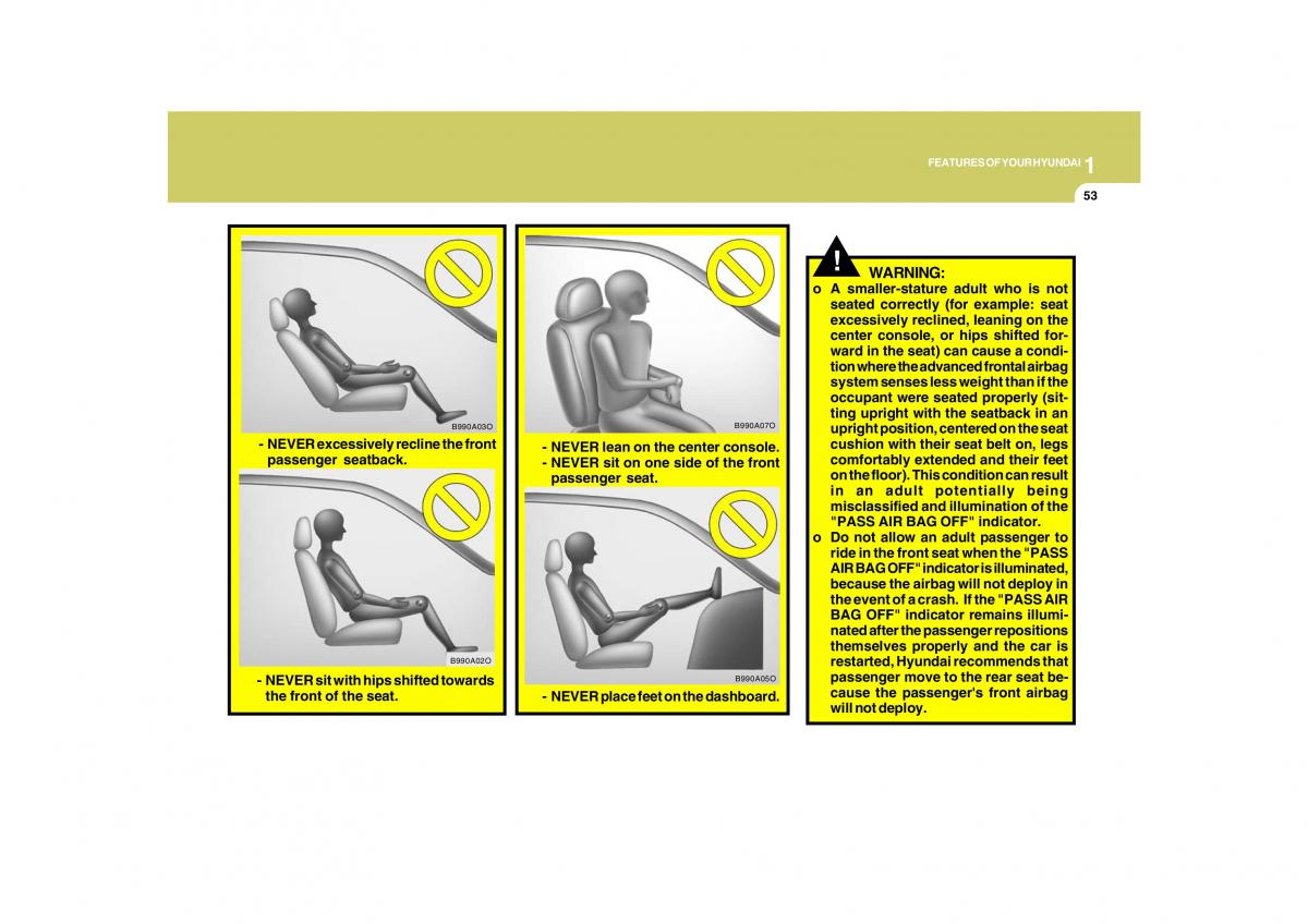 Hyundai Grandeur Azera TG IV 4 owners manual / page 66