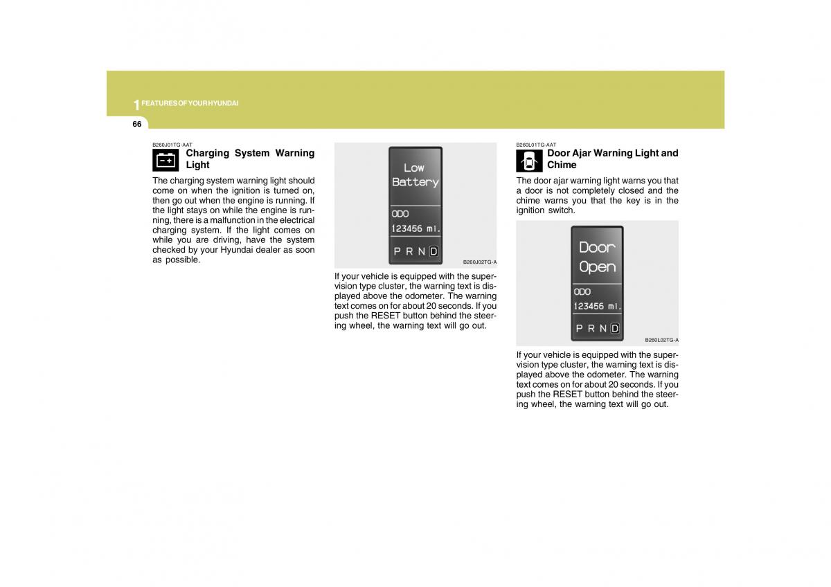 Hyundai Grandeur Azera TG IV 4 owners manual / page 79