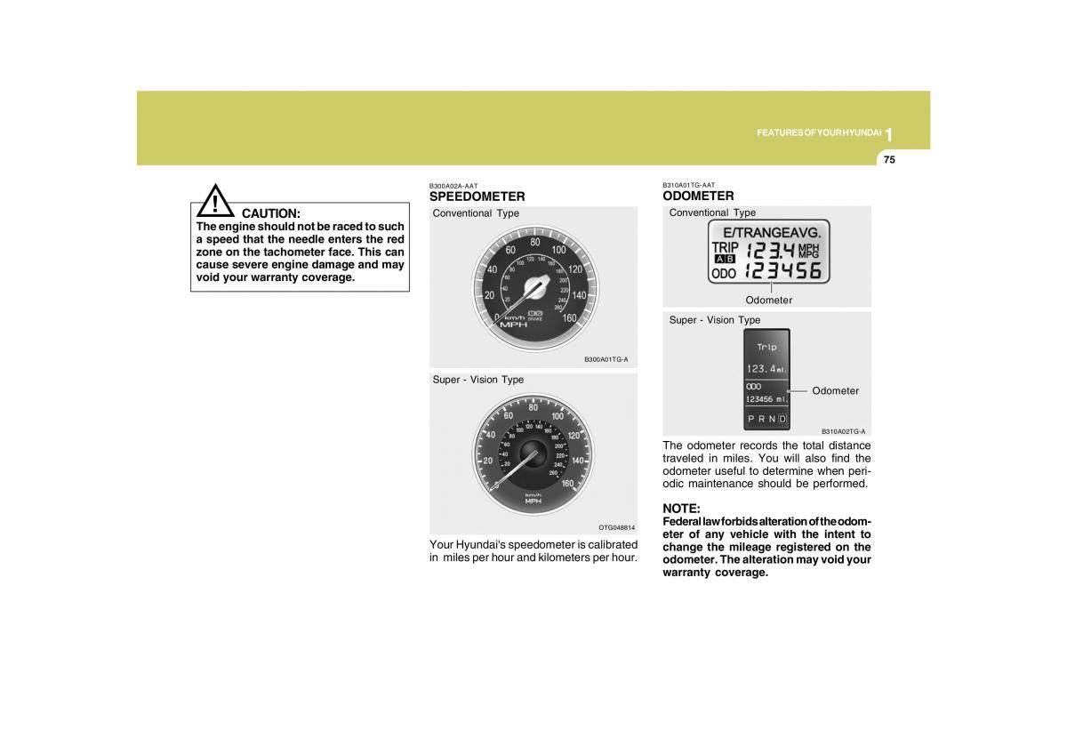 Hyundai Grandeur Azera TG IV 4 owners manual / page 88