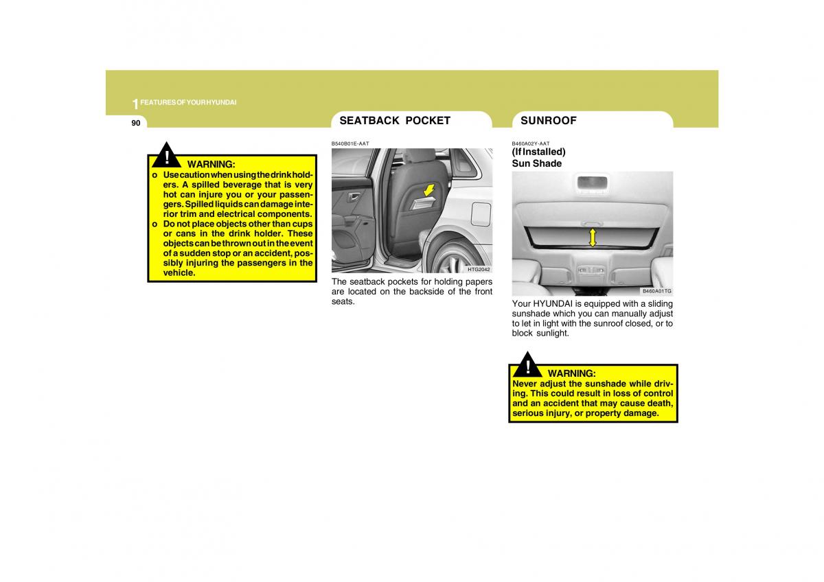 Hyundai Grandeur Azera TG IV 4 owners manual / page 103