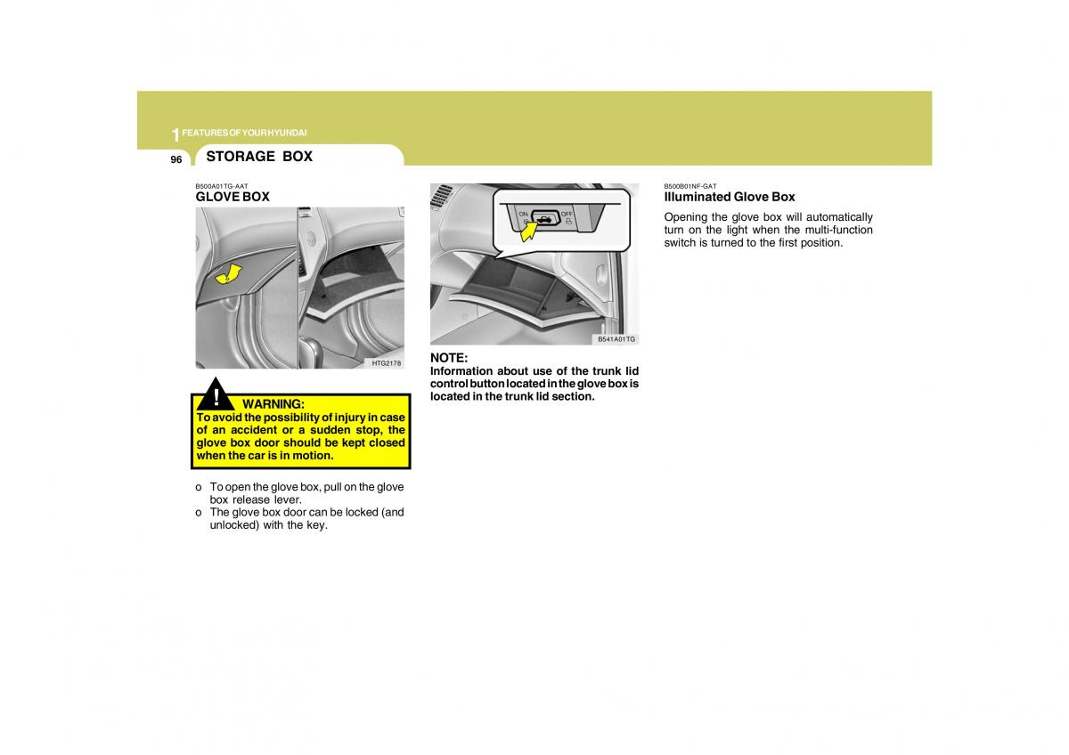 Hyundai Grandeur Azera TG IV 4 owners manual / page 109