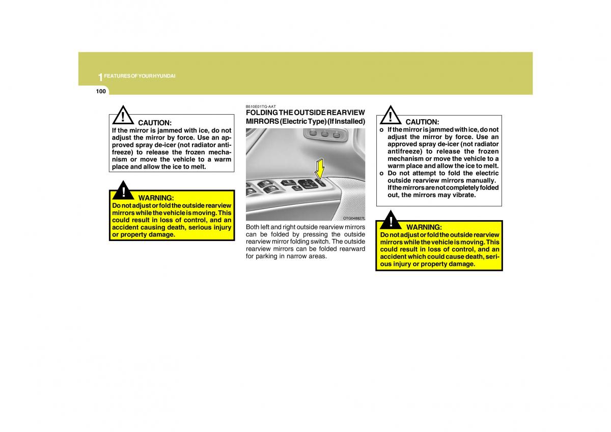 Hyundai Grandeur Azera TG IV 4 owners manual / page 113