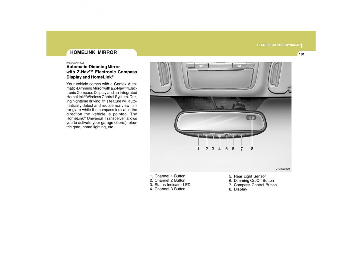 Hyundai Grandeur Azera TG IV 4 owners manual / page 114