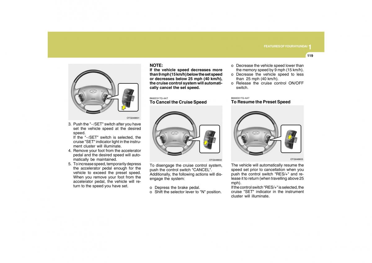 Hyundai Grandeur Azera TG IV 4 owners manual / page 132