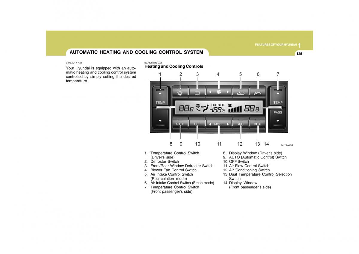 Hyundai Grandeur Azera TG IV 4 owners manual / page 138