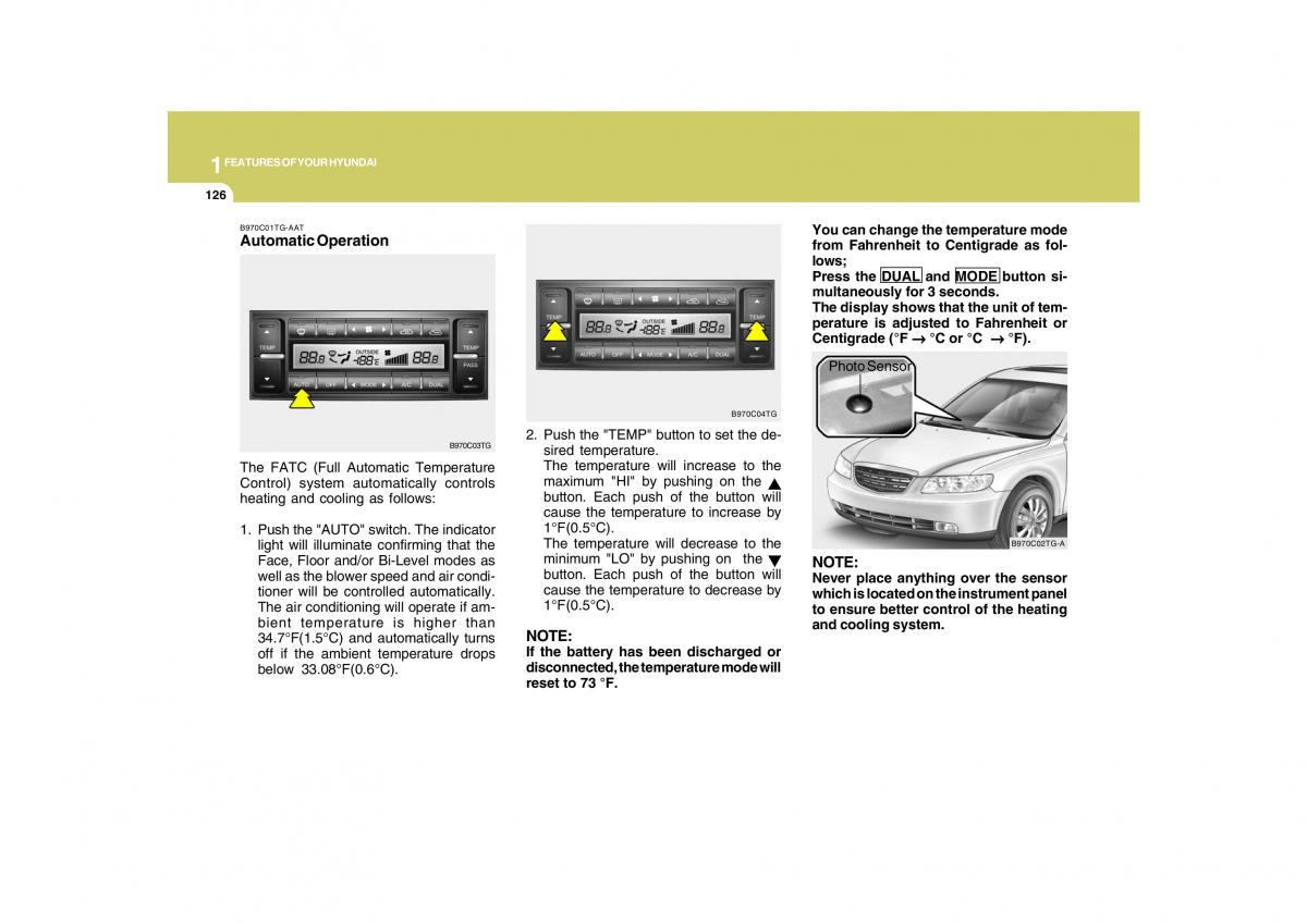 Hyundai Grandeur Azera TG IV 4 owners manual / page 139