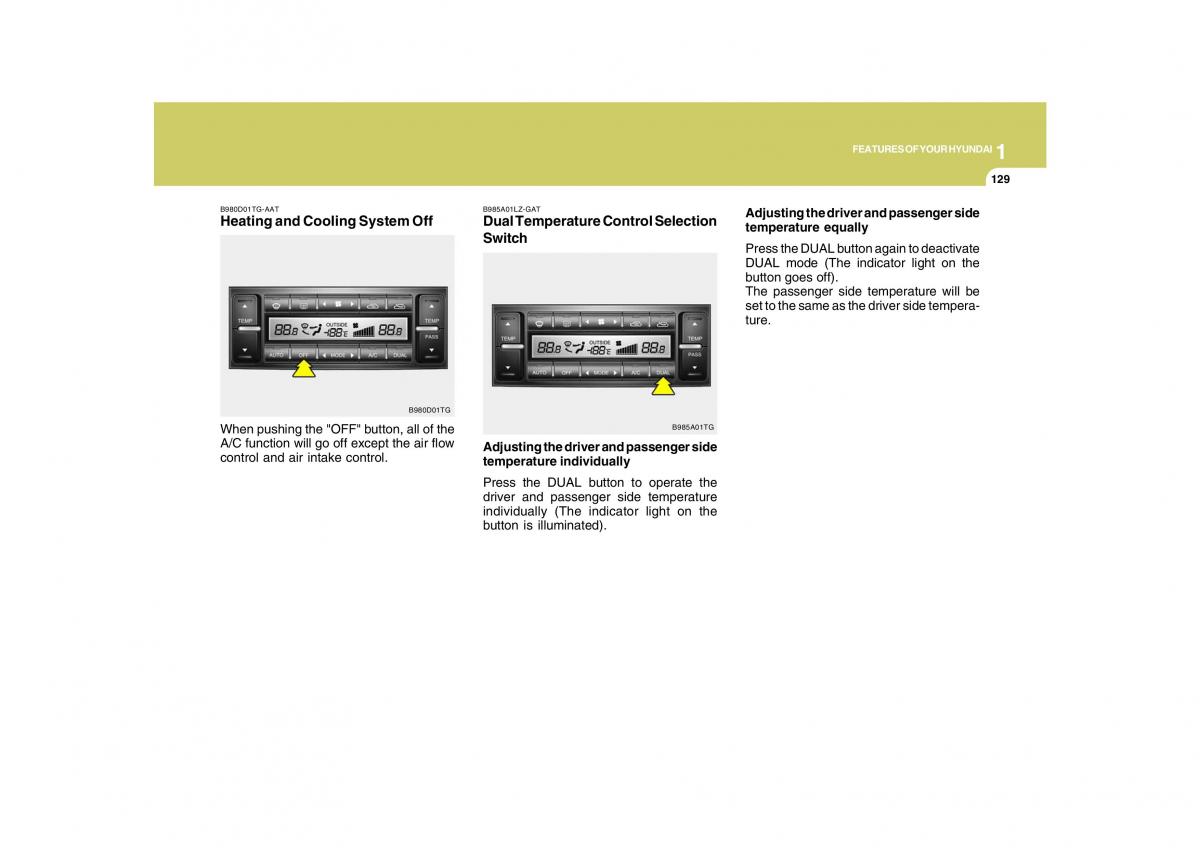 Hyundai Grandeur Azera TG IV 4 owners manual / page 142