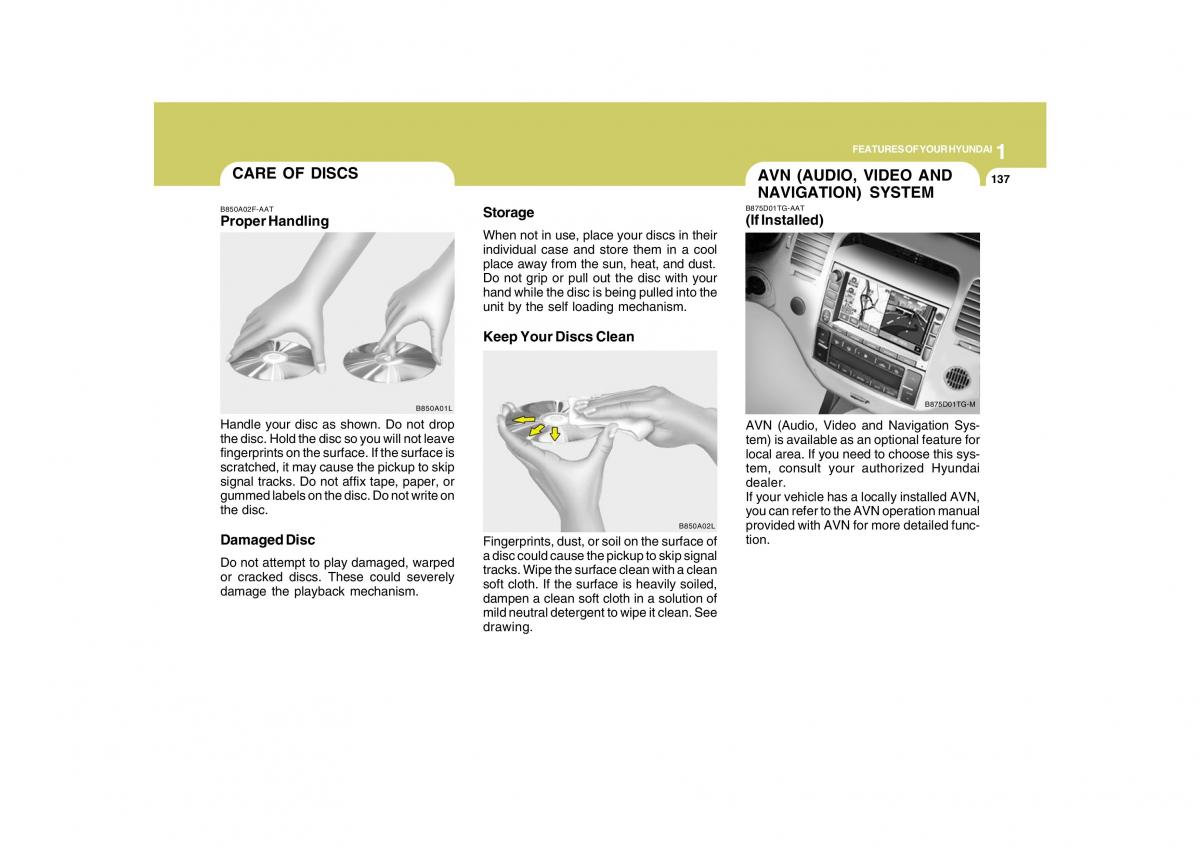 Hyundai Grandeur Azera TG IV 4 owners manual / page 150