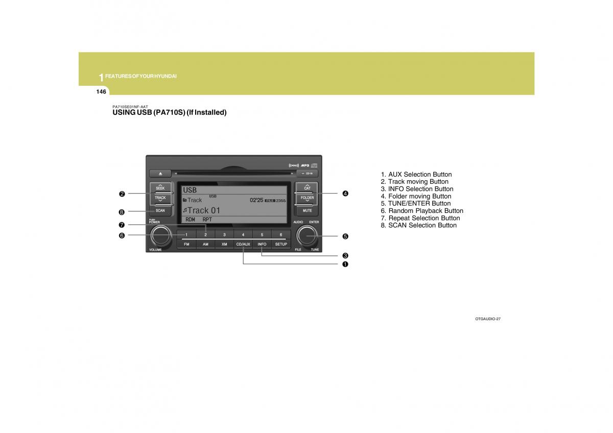 Hyundai Grandeur Azera TG IV 4 owners manual / page 159