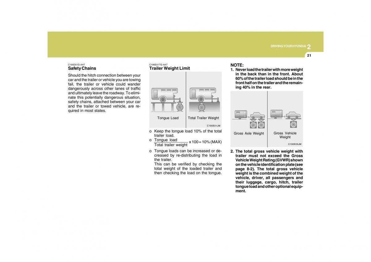 Hyundai Grandeur Azera TG IV 4 owners manual / page 224