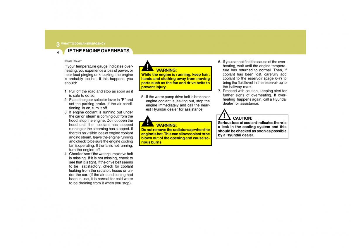 Hyundai Grandeur Azera TG IV 4 owners manual / page 235