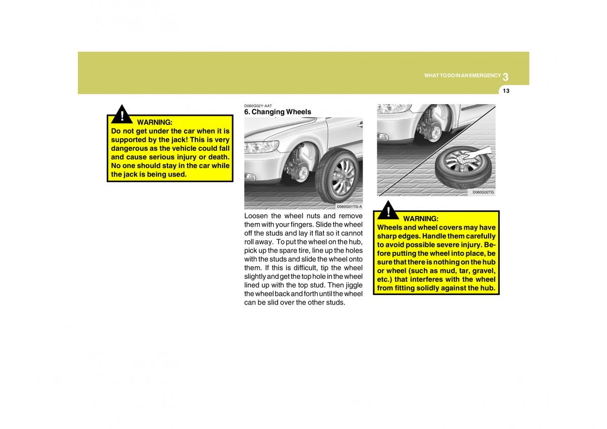 Hyundai Grandeur Azera TG IV 4 owners manual / page 244