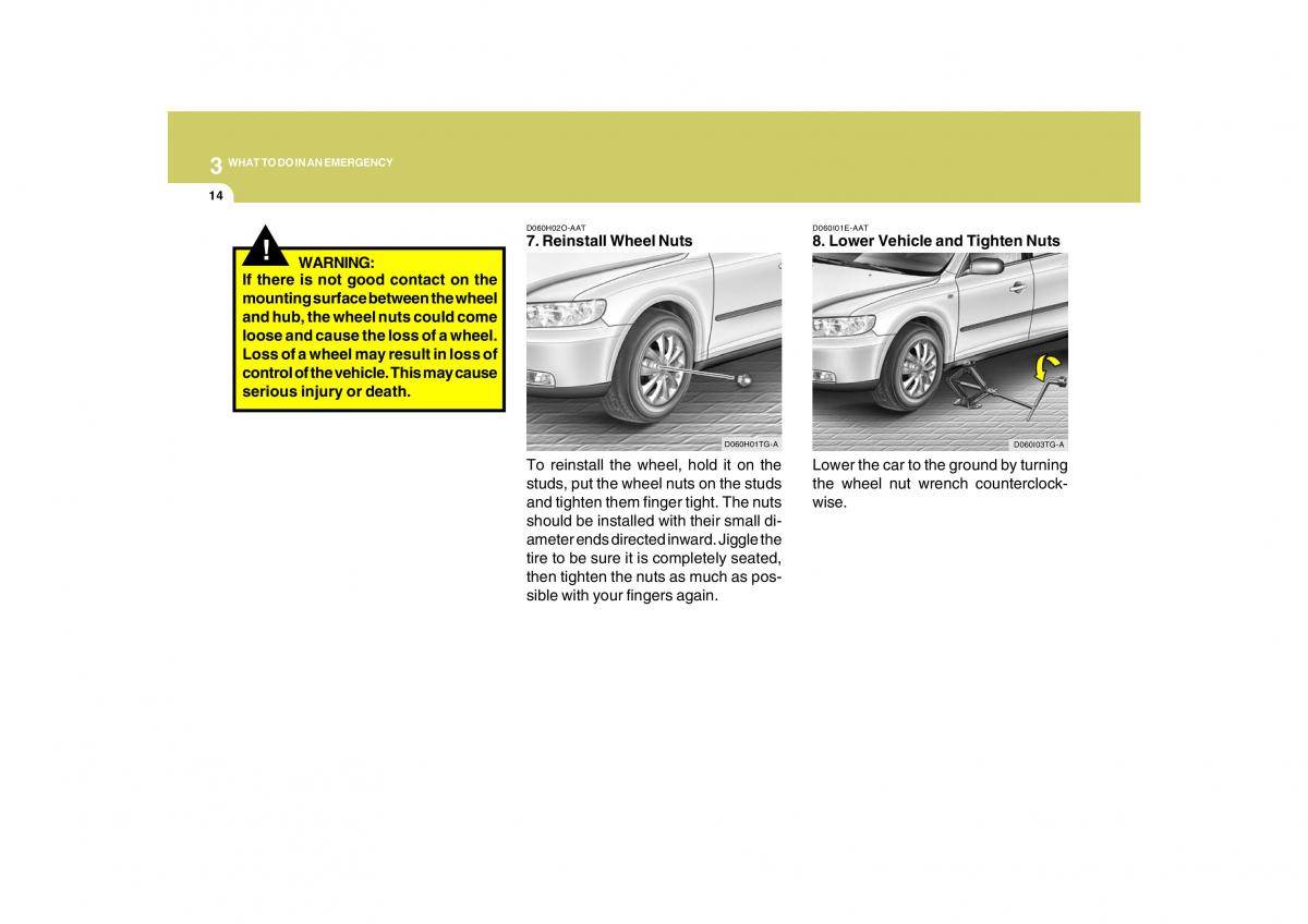 Hyundai Grandeur Azera TG IV 4 owners manual / page 245