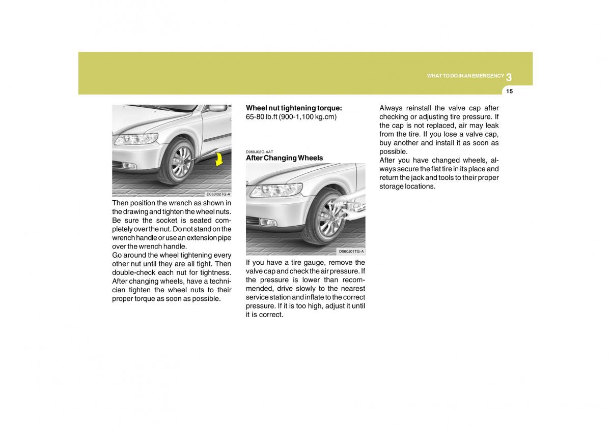 Hyundai Grandeur Azera TG IV 4 owners manual / page 246