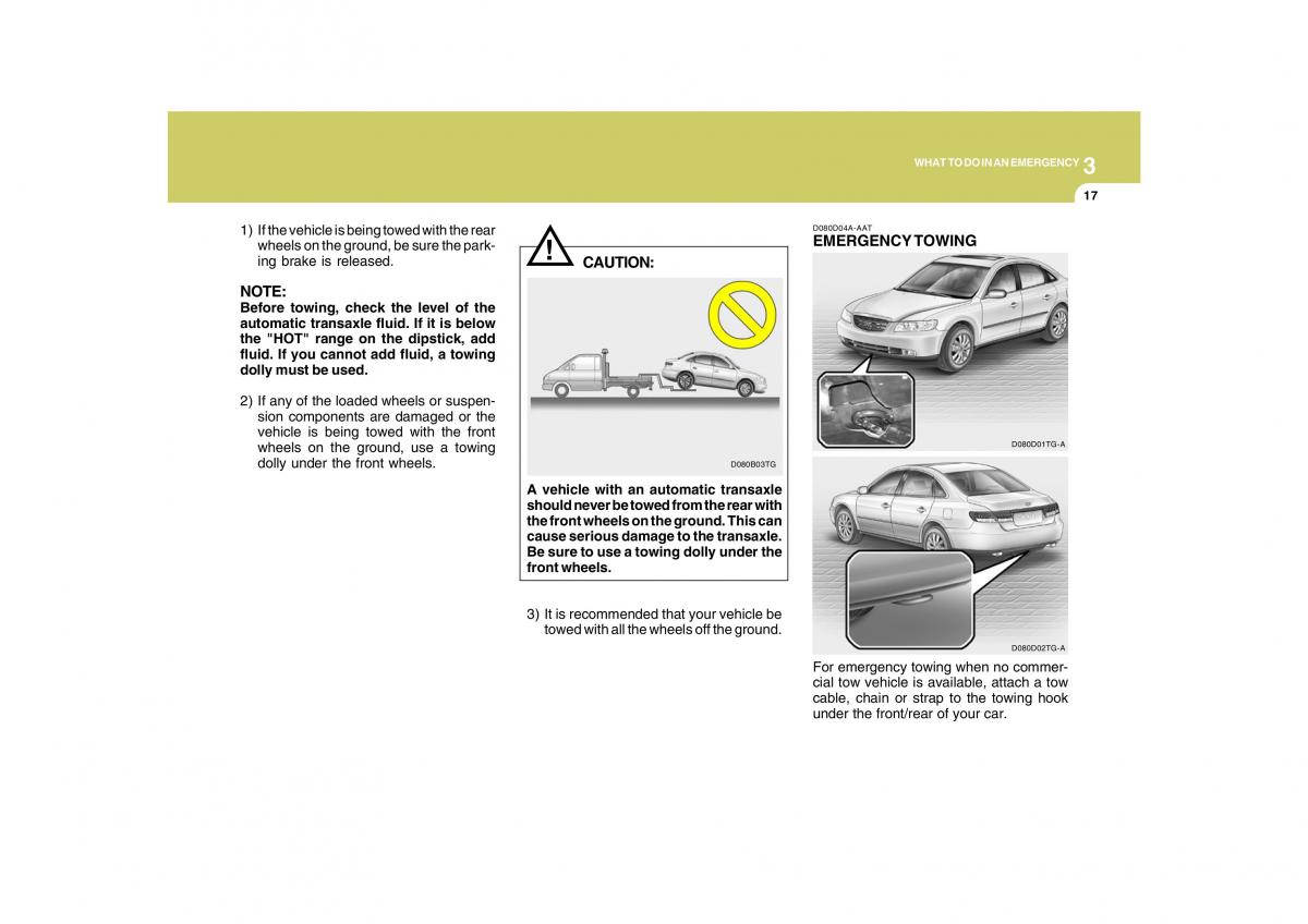 Hyundai Grandeur Azera TG IV 4 owners manual / page 248