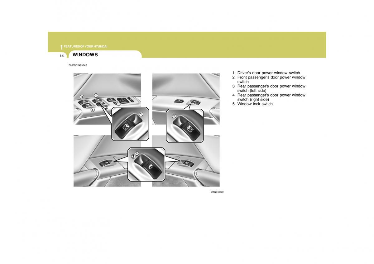 Hyundai Grandeur Azera TG IV 4 owners manual / page 27