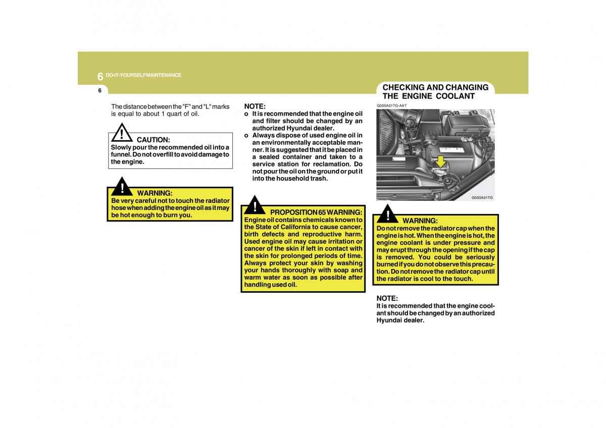 Hyundai Grandeur Azera TG IV 4 owners manual / page 272