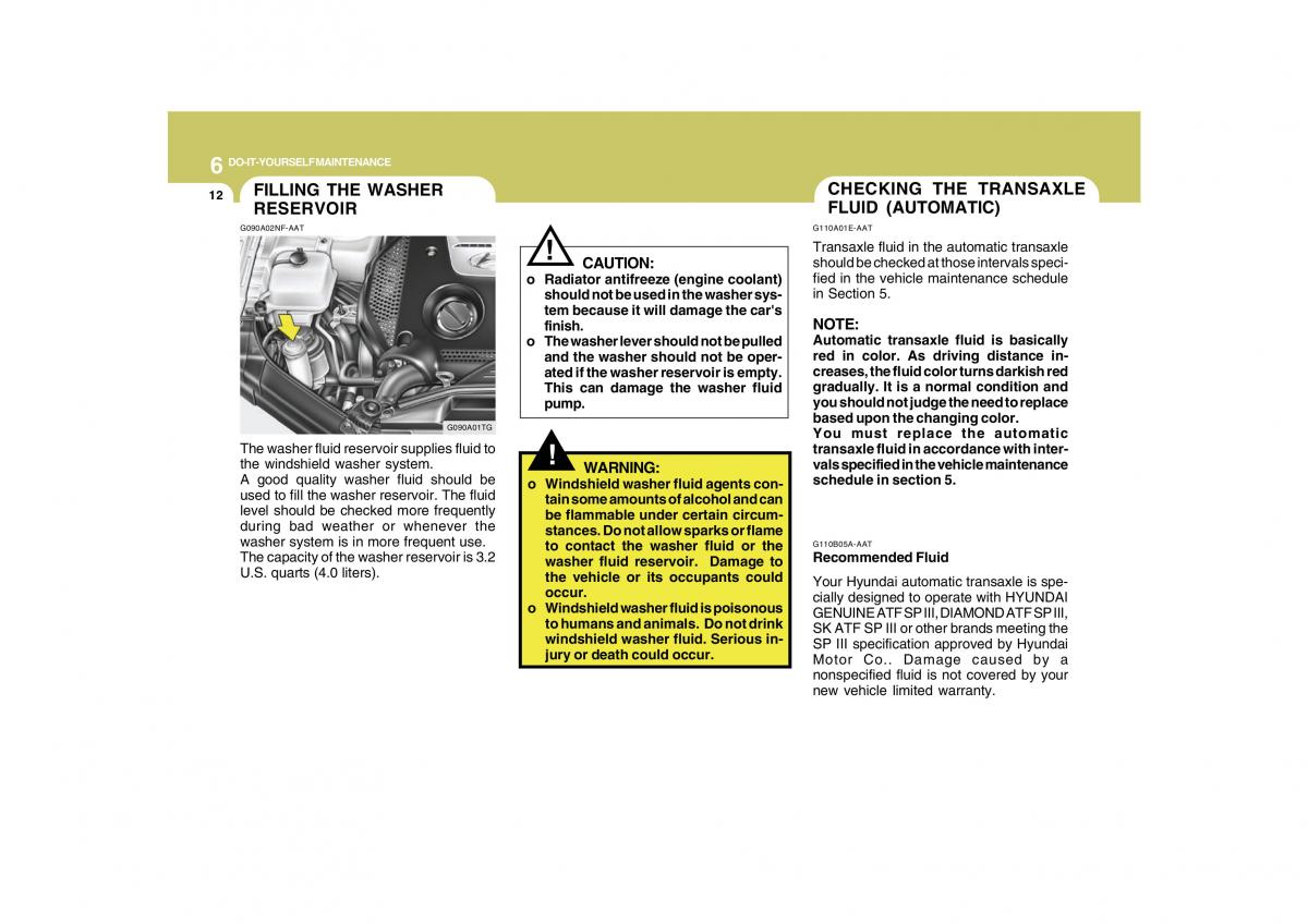 Hyundai Grandeur Azera TG IV 4 owners manual / page 278