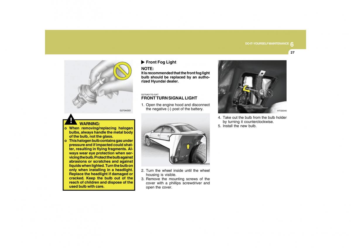 Hyundai Grandeur Azera TG IV 4 owners manual / page 293