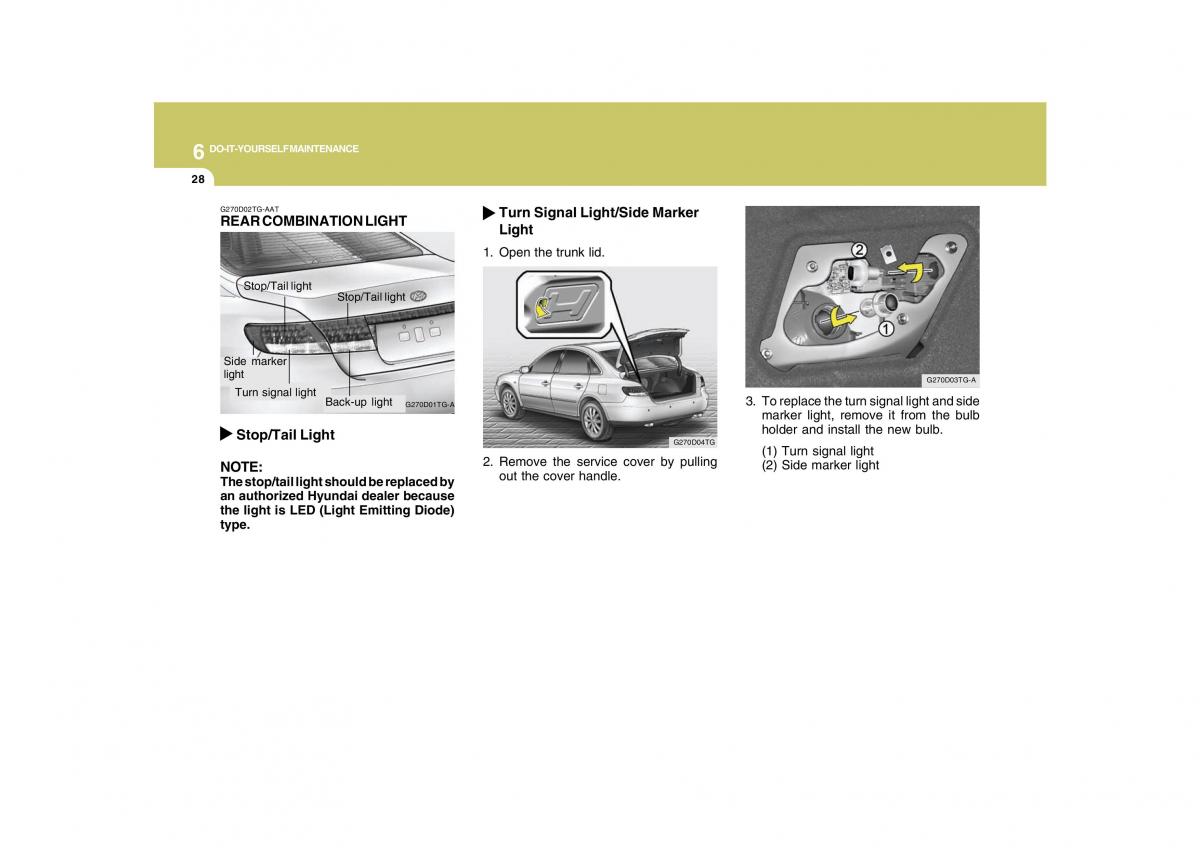 Hyundai Grandeur Azera TG IV 4 owners manual / page 294