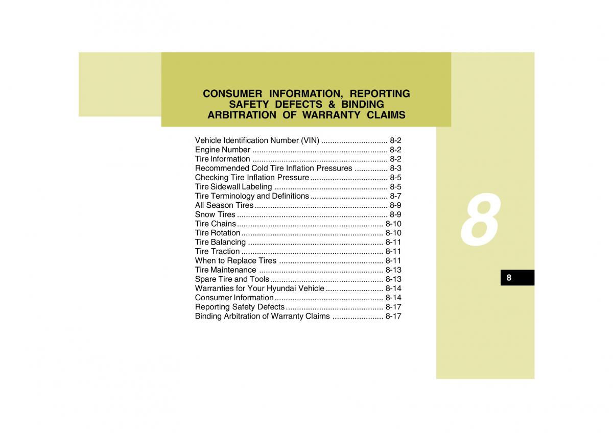 Hyundai Grandeur Azera TG IV 4 owners manual / page 308