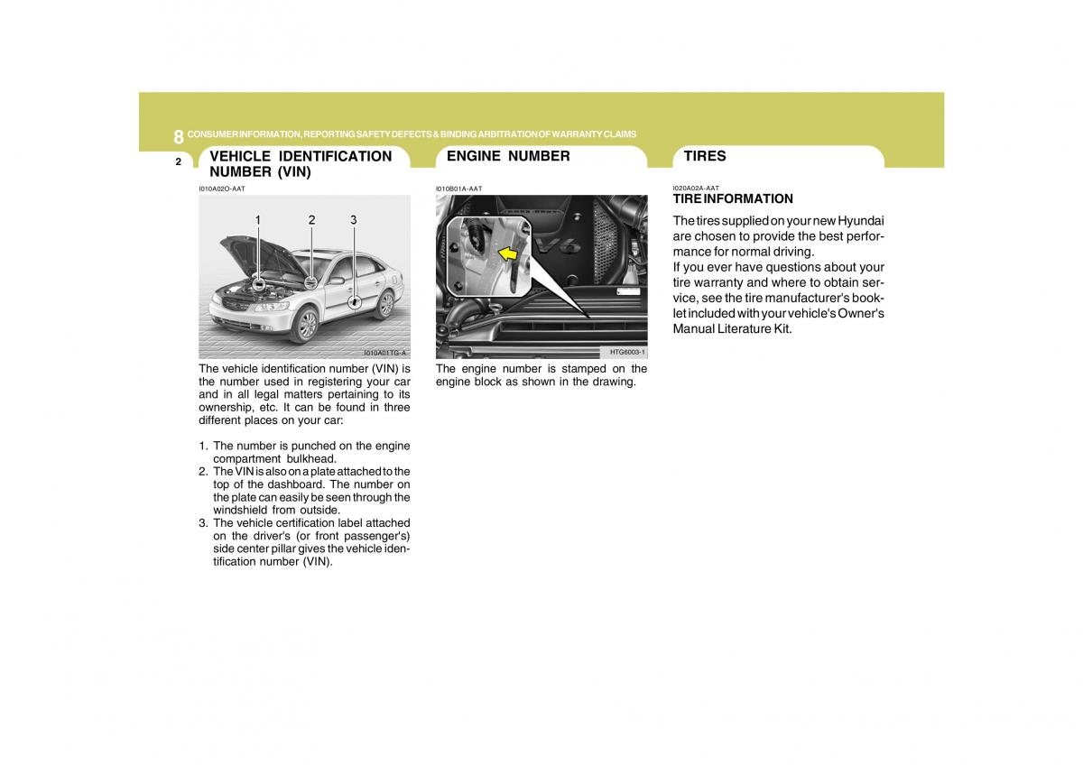 Hyundai Grandeur Azera TG IV 4 owners manual / page 309