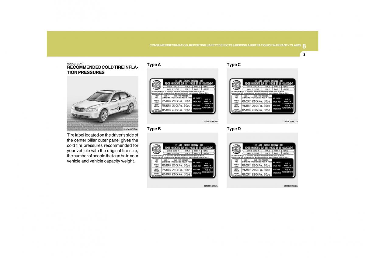 Hyundai Grandeur Azera TG IV 4 owners manual / page 310