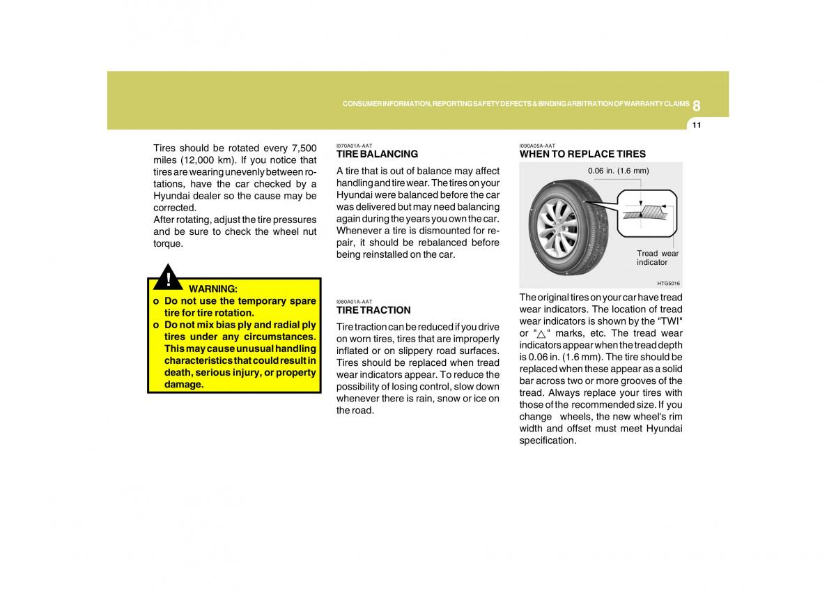 Hyundai Grandeur Azera TG IV 4 owners manual / page 318