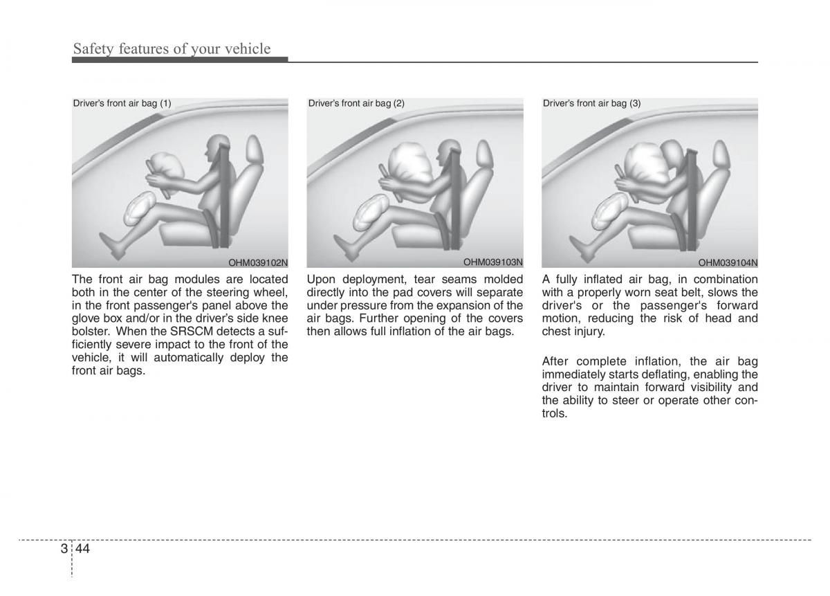 Hyundai Grandeur Azera HG V 5 owners manual / page 60