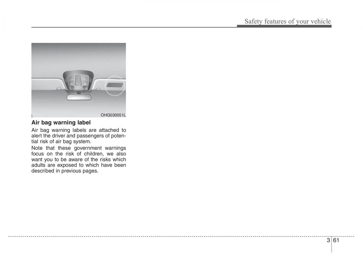 Hyundai Grandeur Azera HG V 5 owners manual / page 77