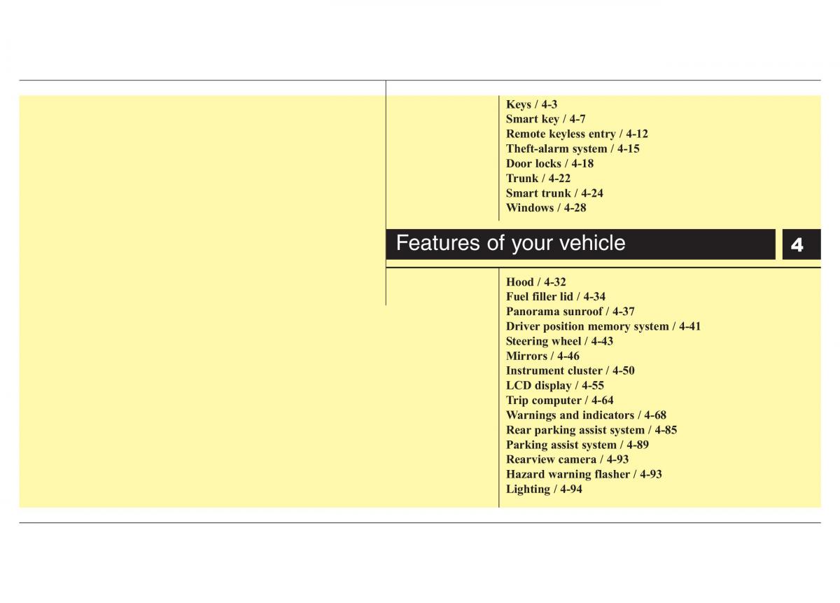 Hyundai Grandeur Azera HG V 5 owners manual / page 78