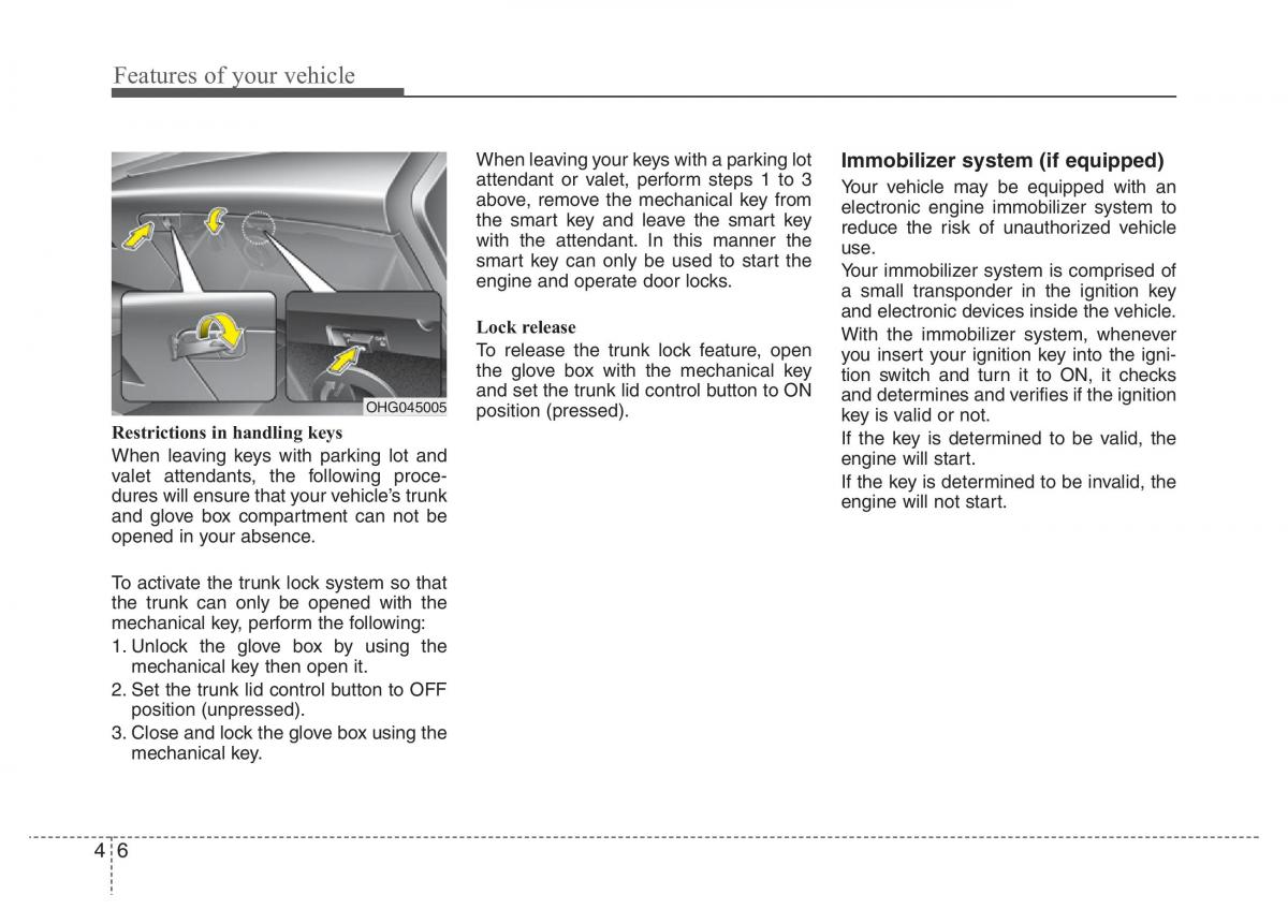 Hyundai Grandeur Azera HG V 5 owners manual / page 83