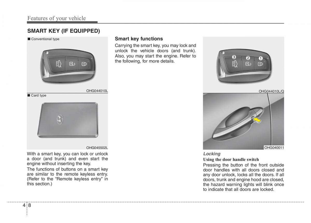 Hyundai Grandeur Azera HG V 5 owners manual / page 85