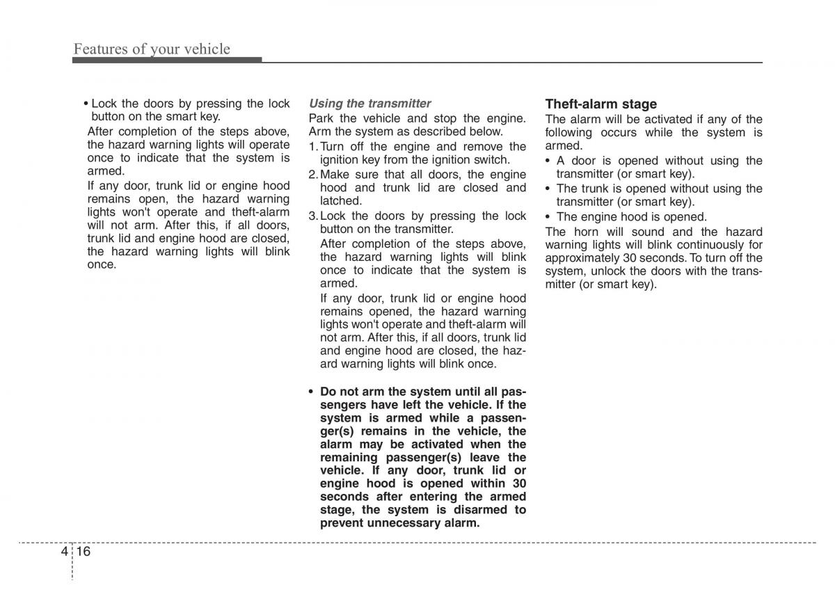 Hyundai Grandeur Azera HG V 5 owners manual / page 93