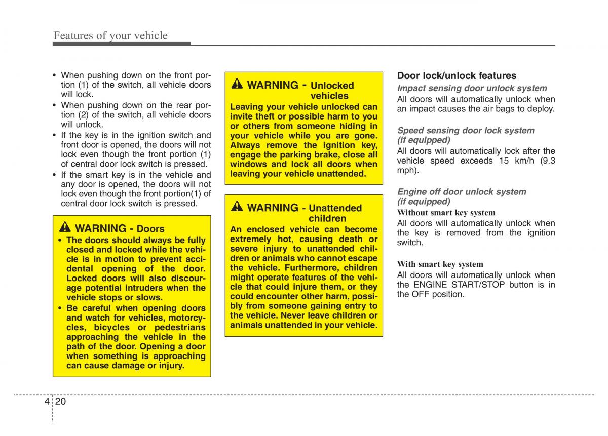 Hyundai Grandeur Azera HG V 5 owners manual / page 97