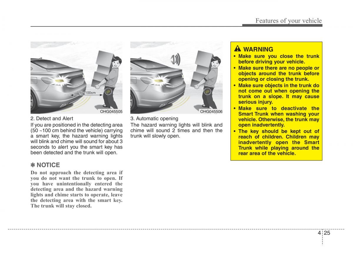 Hyundai Grandeur Azera HG V 5 owners manual / page 102