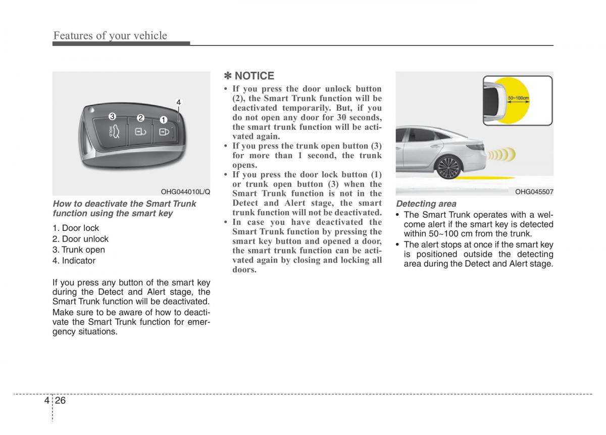 Hyundai Grandeur Azera HG V 5 owners manual / page 103