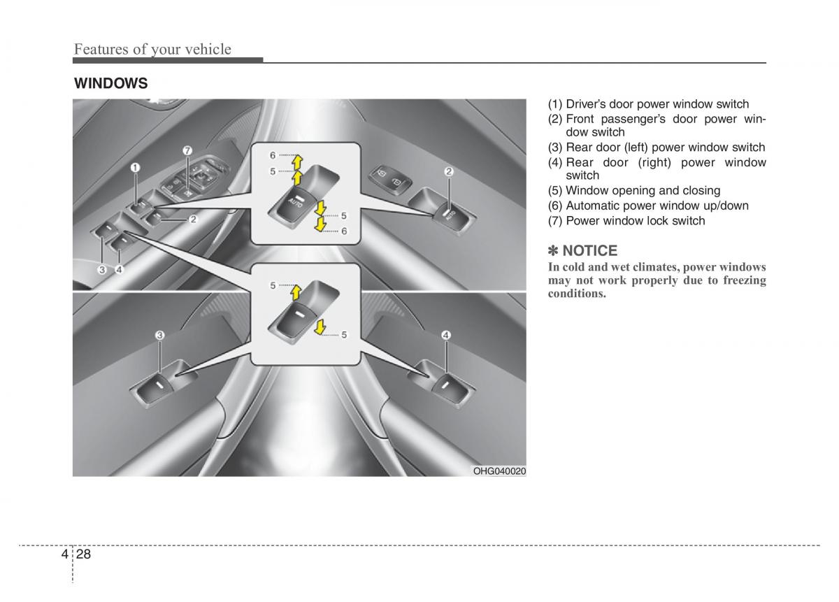 Hyundai Grandeur Azera HG V 5 owners manual / page 105