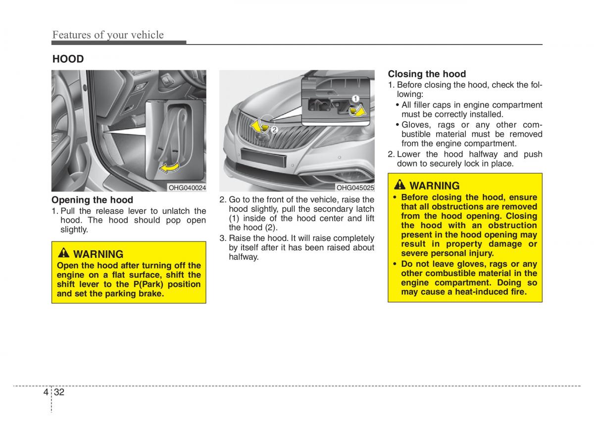 Hyundai Grandeur Azera HG V 5 owners manual / page 109