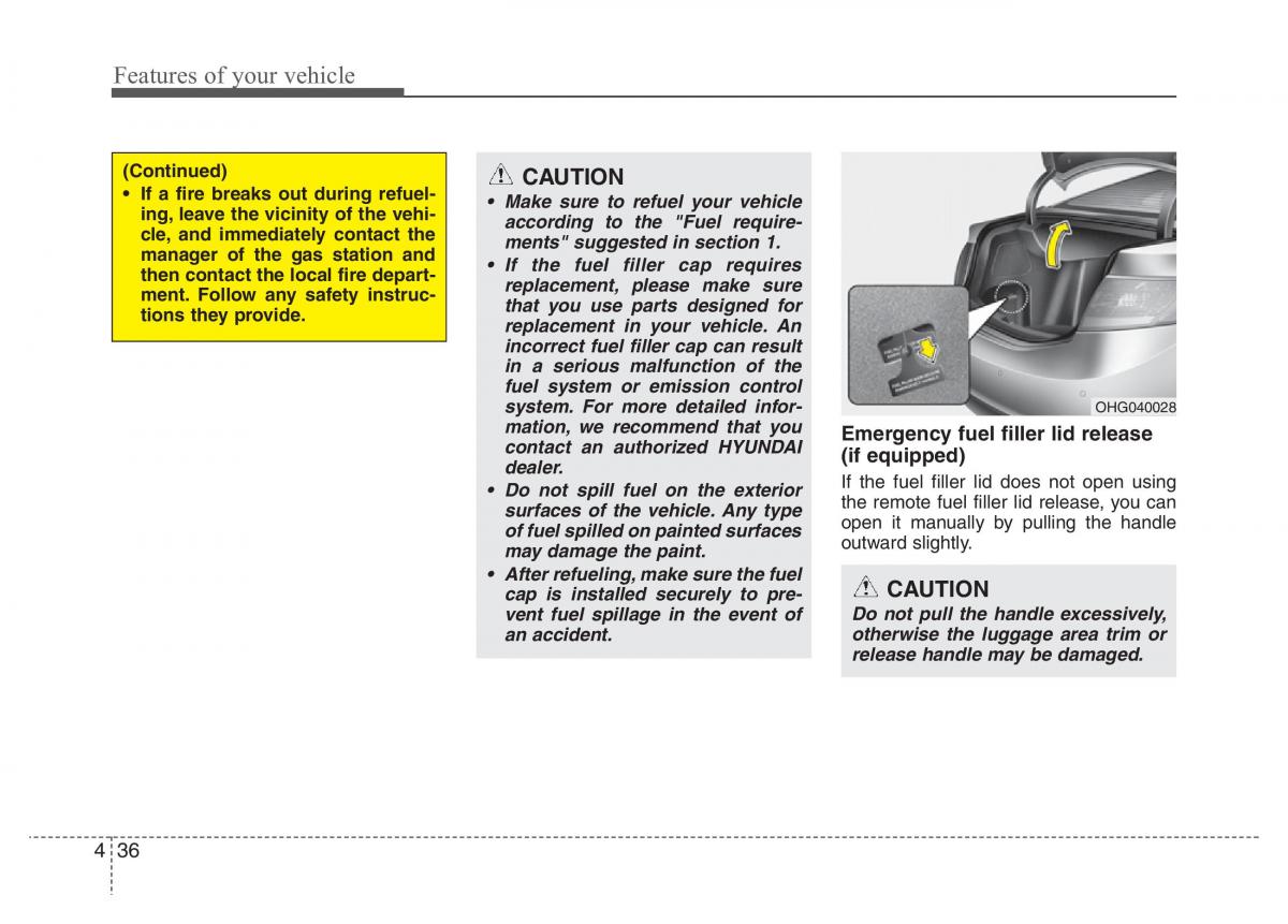 Hyundai Grandeur Azera HG V 5 owners manual / page 113