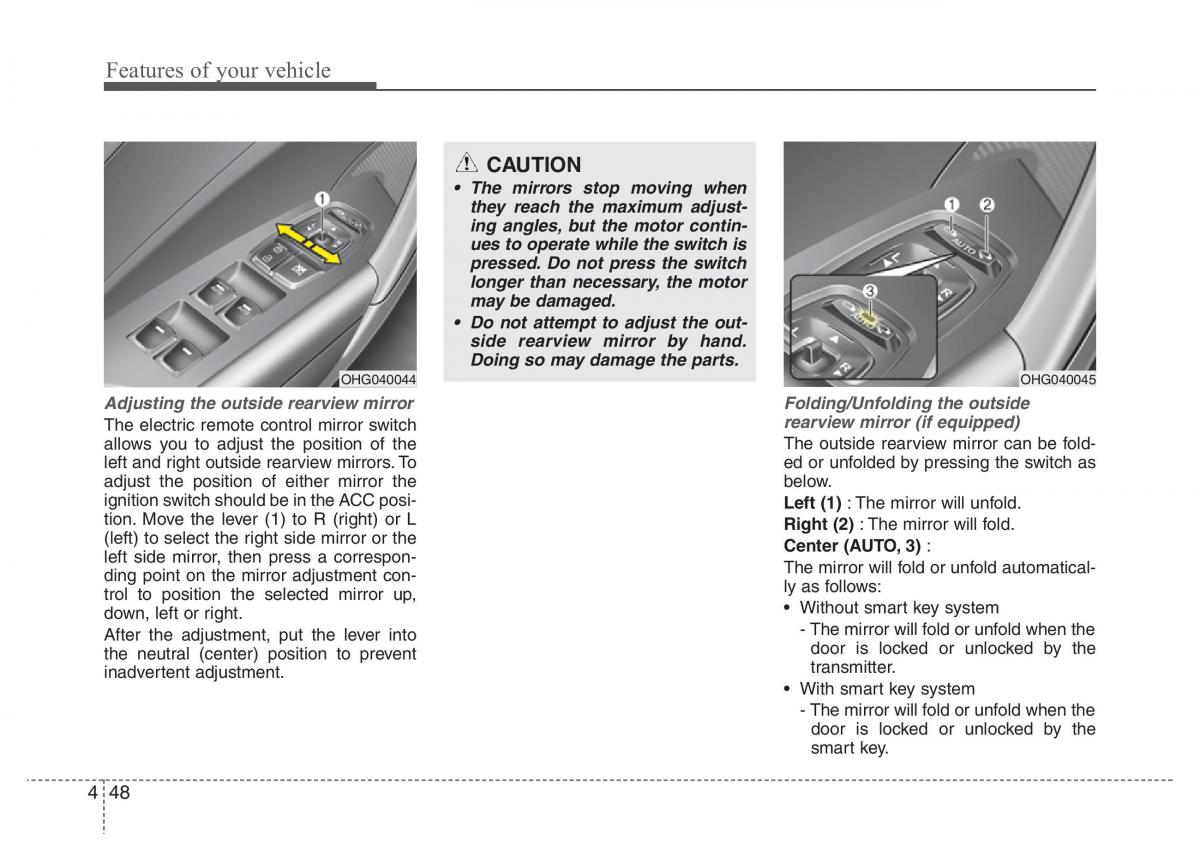 Hyundai Grandeur Azera HG V 5 owners manual / page 125