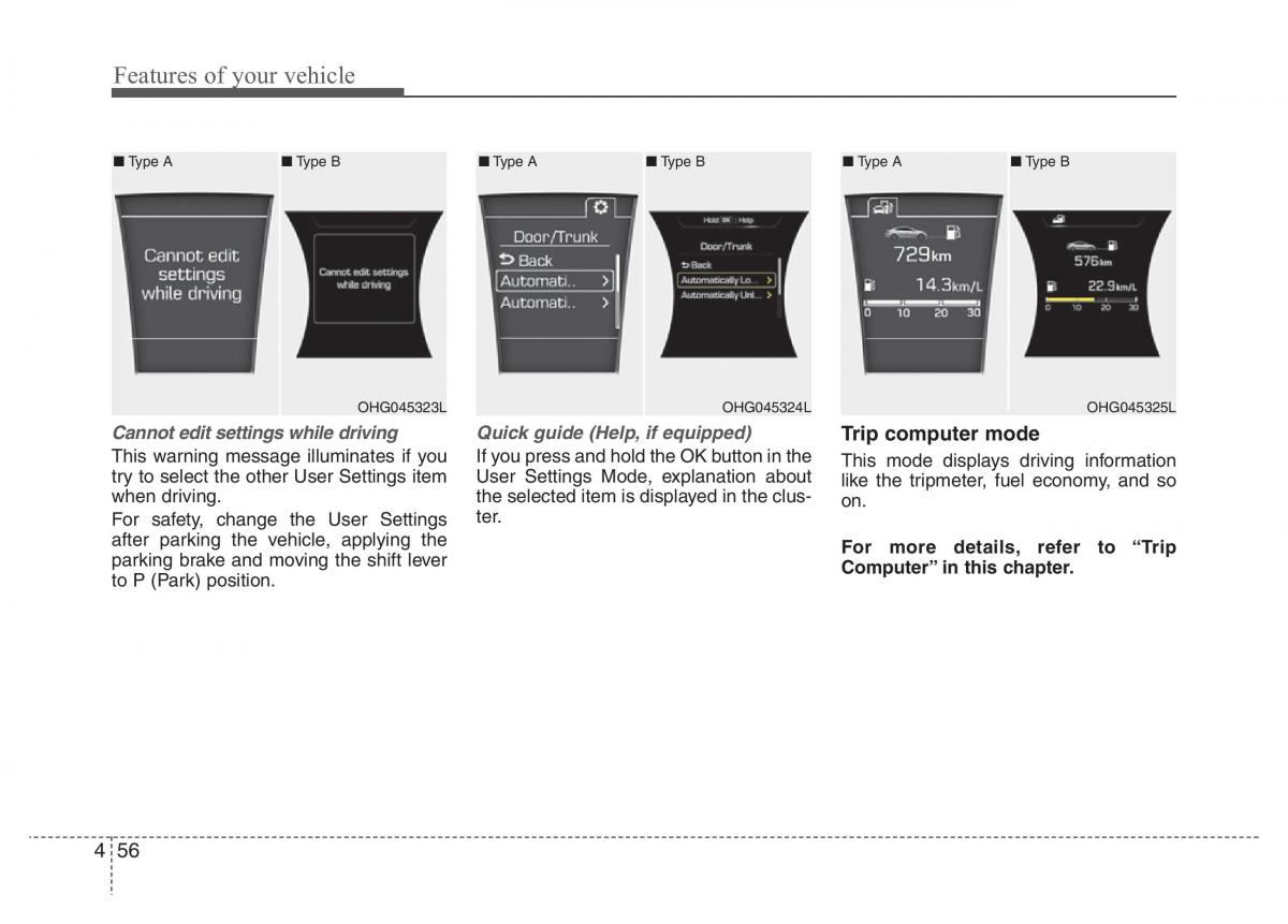 Hyundai Grandeur Azera HG V 5 owners manual / page 133